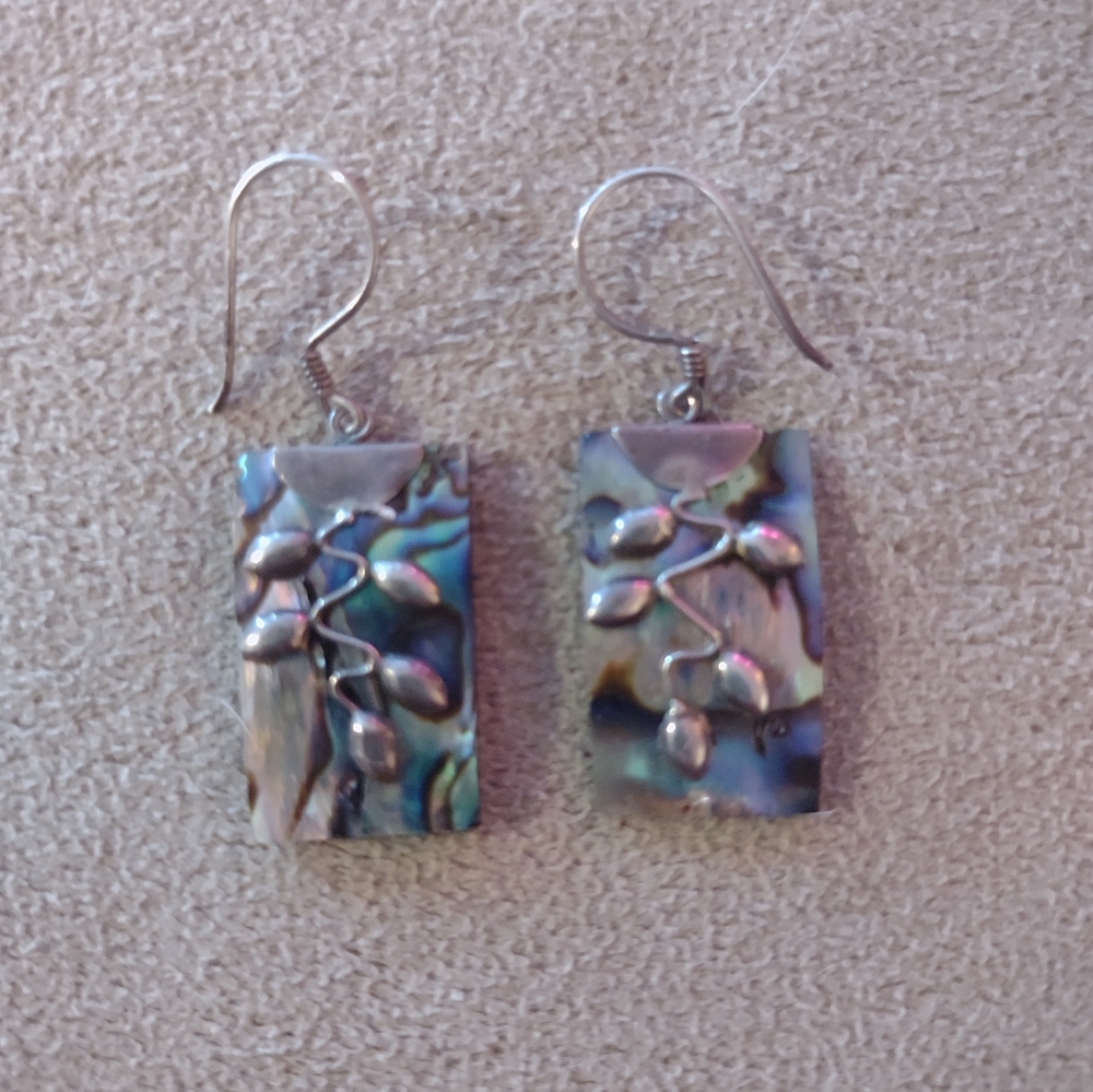 Abalone Dangle Earrings